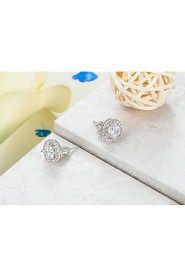 Stud Earrings Women's Alloy Earring Cubic Zirconia