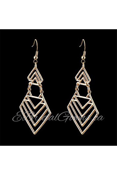 Punk Style Nightclub Exaggerated Fashion Luxury Geometric Earrings