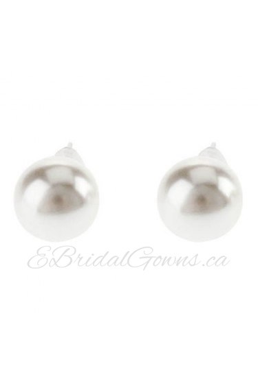 Faux Pearl Earrings