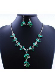 Jewelry Set Women's Birthday / Gift / Party / Daily / Special Occasion Jewelry Sets Alloy Earrings / Necklaces As the Picture