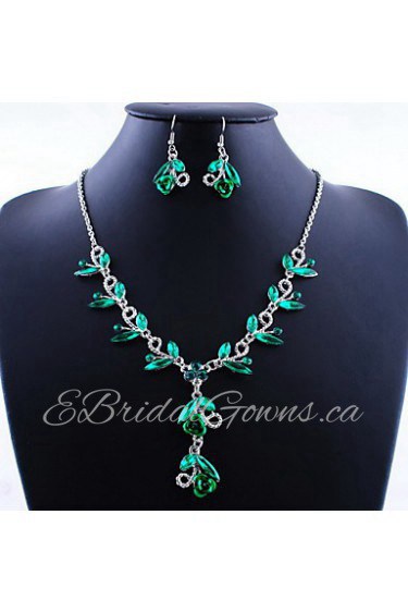 Jewelry Set Women's Birthday / Gift / Party / Daily / Special Occasion Jewelry Sets Alloy Earrings / Necklaces As the Picture