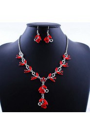 Jewelry Set Women's Birthday / Gift / Party / Daily / Special Occasion Jewelry Sets Alloy Earrings / Necklaces As the Picture