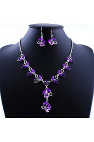 Jewelry Set Women's Birthday / Gift / Party / Daily / Special Occasion Jewelry Sets Alloy Earrings / Necklaces As the Picture