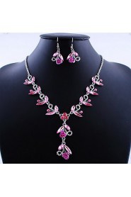 Jewelry Set Women's Birthday / Gift / Party / Daily / Special Occasion Jewelry Sets Alloy Earrings / Necklaces As the Picture