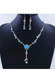 Jewelry Set Women's Birthday / Gift / Party / Daily / Special Occasion Jewelry Sets Alloy Necklaces / Earrings As the Picture