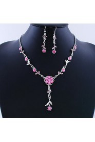 Jewelry Set Women's Birthday / Gift / Party / Daily / Special Occasion Jewelry Sets Alloy Necklaces / Earrings As the Picture