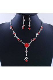 Jewelry Set Women's Birthday / Gift / Party / Daily / Special Occasion Jewelry Sets Alloy Necklaces / Earrings As the Picture