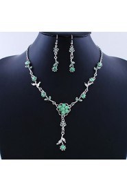 Jewelry Set Women's Birthday / Gift / Party / Daily / Special Occasion Jewelry Sets Alloy Necklaces / Earrings As the Picture