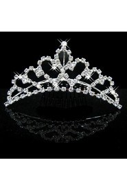 Bridal Wedding Princess Pageant Prom Crystal Tiara Crown Headband