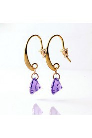 Multicolor Luxury Court Water Droplets Acrylic Earrings