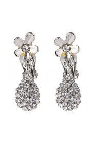 Drop Earrings Women's Alloy Earring Rhinestone