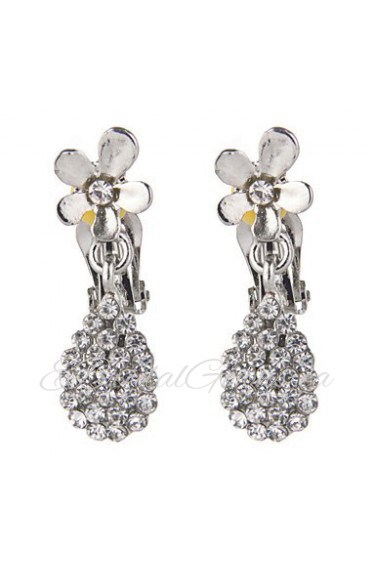 Drop Earrings Women's Alloy Earring Rhinestone