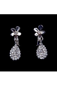 Drop Earrings Women's Alloy Earring Rhinestone