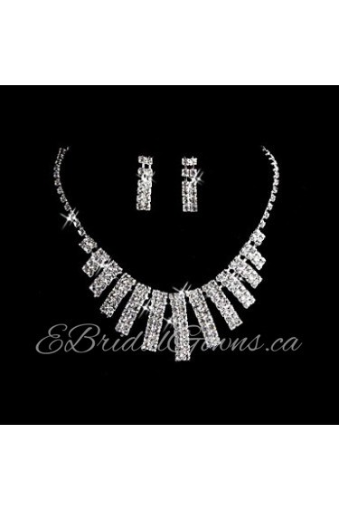 Jewelry Set Women's Anniversary / Wedding / Engagement / Birthday / Party / Special Occasion Jewelry Sets Alloy / Rhinestone Rhinestone