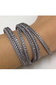 Unisex Chain/Fashion Bracelet Resin Rhinestone