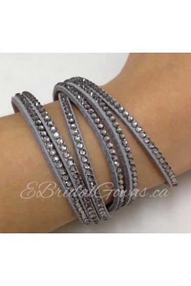 Unisex Chain/Fashion Bracelet Resin Rhinestone