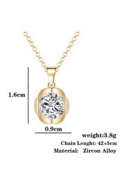 Fashion Crystal Zircon Clavicle Chain Necklaces