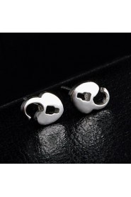 Stud Earrings Women's Brass Earring Non Stone