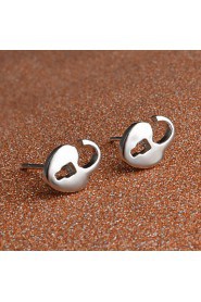 Stud Earrings Women's Brass Earring Non Stone