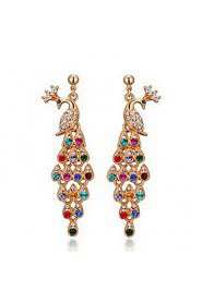 Chandelier Earrings Women's Alloy Earring Rhinestone