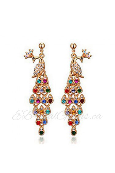 Chandelier Earrings Women's Alloy Earring Rhinestone