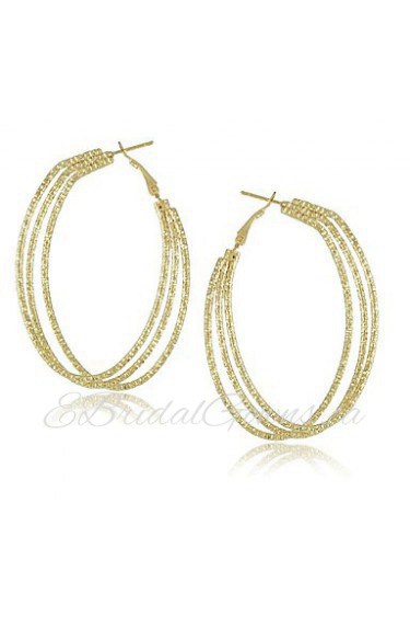 Fashion Jewelry Unique Multi Circle Big Hoop Earrings for Women