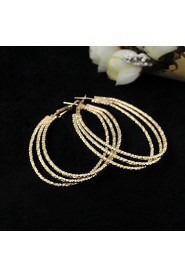 Fashion Jewelry Unique Multi Circle Big Hoop Earrings for Women