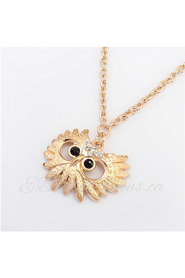 Fashion Owl Necklace Wild Flower Necklace