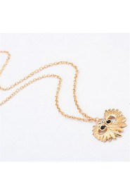 Fashion Owl Necklace Wild Flower Necklace