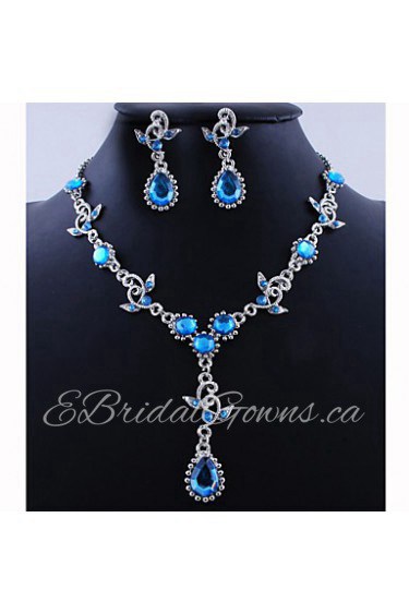 Jewelry Set Women's Birthday / Gift / Party / Daily / Special Occasion Jewelry Sets Alloy Necklaces / Earrings As the Picture