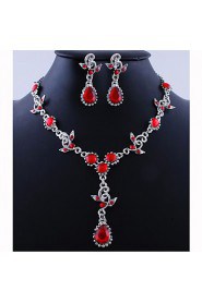 Jewelry Set Women's Birthday / Gift / Party / Daily / Special Occasion Jewelry Sets Alloy Necklaces / Earrings As the Picture