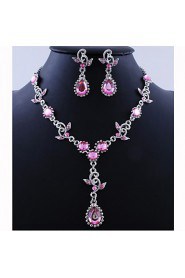 Jewelry Set Women's Birthday / Gift / Party / Daily / Special Occasion Jewelry Sets Alloy Necklaces / Earrings As the Picture