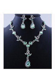 Jewelry Set Women's Birthday / Gift / Party / Daily / Special Occasion Jewelry Sets Alloy Necklaces / Earrings As the Picture