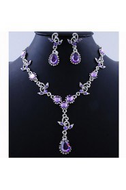 Jewelry Set Women's Birthday / Gift / Party / Daily / Special Occasion Jewelry Sets Alloy Necklaces / Earrings As the Picture