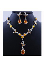 Jewelry Set Women's Birthday / Gift / Party / Daily / Special Occasion Jewelry Sets Alloy Necklaces / Earrings As the Picture