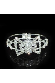 Women's Cuff Bracelet Alloy Rhinestone