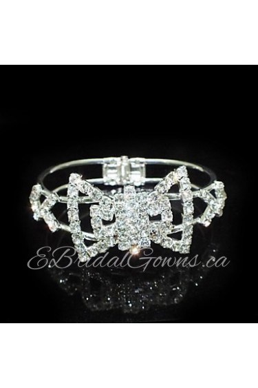 Women's Cuff Bracelet Alloy Rhinestone