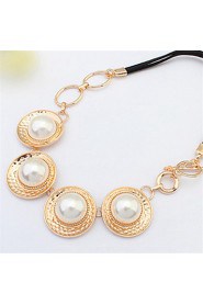 Fashion Circle Pearl Necklace