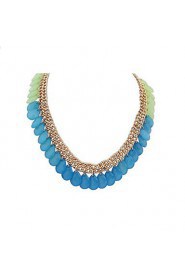 Summer Cool Water Droplets Wild Necklace Temperament Fashion Water Street Beat Necklace