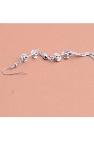 Europestyle Retro Rose Chain Drop Earrings