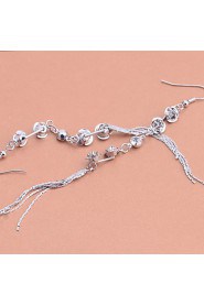 Europestyle Retro Rose Chain Drop Earrings