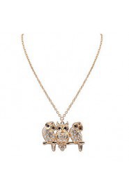 Wild Fashion Apparel Three Owl Necklace