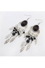 Bohemian Fashion Beads Oval Earrings