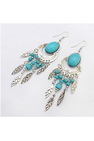 Bohemian Fashion Beads Oval Earrings