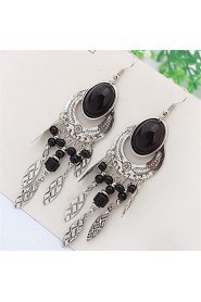 Bohemian Fashion Beads Oval Earrings