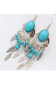 Bohemian Fashion Beads Oval Earrings