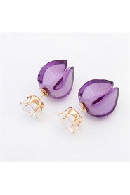 Sweet Lady Fashion Personality Bud Earrings Cute Jewelry