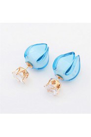 Sweet Lady Fashion Personality Bud Earrings Cute Jewelry