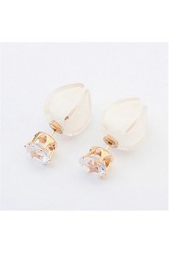 Sweet Lady Fashion Personality Bud Earrings Cute Jewelry