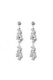 Ladies'/Women's Alloy Wedding/Party Jewelry Set With Rhinestone